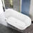 59'' x 28.4'' Freestanding Soaking Acrylic Bathtub
