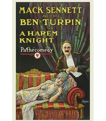 A Harem Knight by Mack Sennett - Unframed Vintage Advertisement Print -  Buyenlarge, 0-587-62007-LC4466