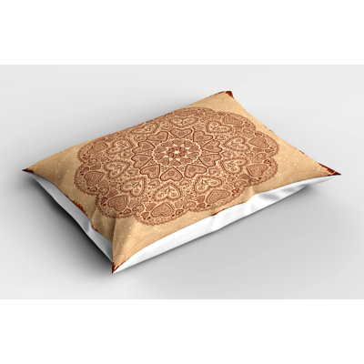 Ensemble de 2 taies décoratives Ambesonne Brown Mandala