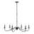 Wicklow Bohemian Farmhouse Iron LED Chandelier-747549267-803211566