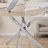 Modern Rectangular Tempered Glass Table And Silver Iron Frame