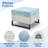 Nazime 74.02" Wide Outdoor Wicker Patio Sofa with Cushions and Ottomans-1555962076-1555962078