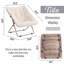 Soft Faux Fur Oversized Folding Accent Chair-935085486