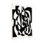 Abstrait abstrait motif géométrique noir et blanc-1618138758
