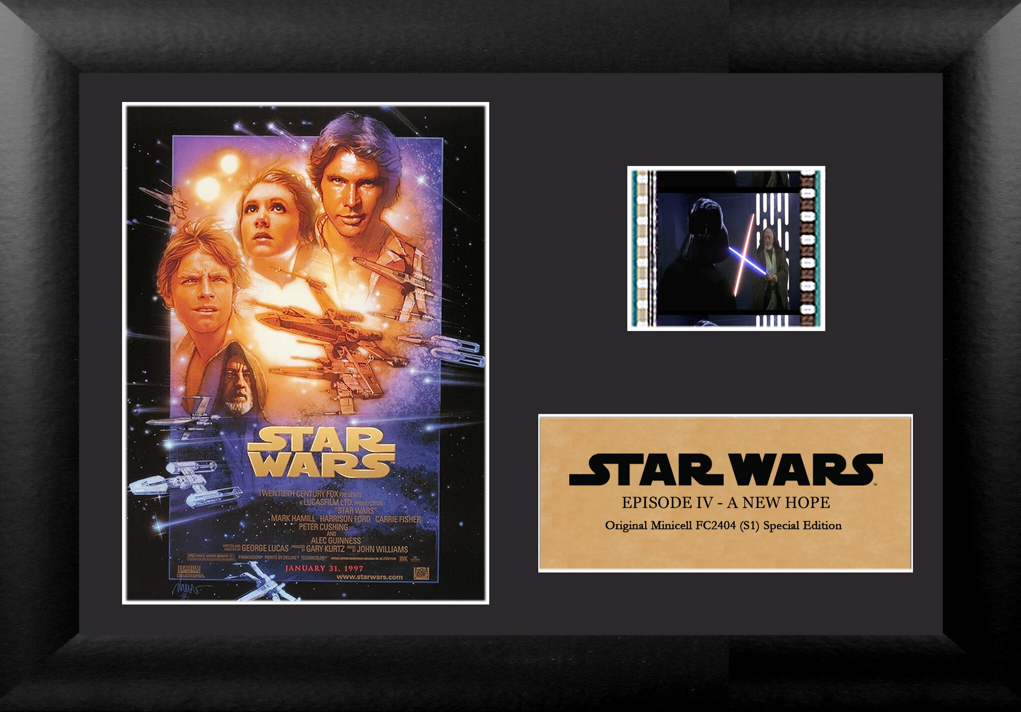 Star Wars a New Hope - Picture Frame Advertisements Print