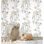 Rouleau de papier peint texturé pelez et collez 18 pi L 20,5 po