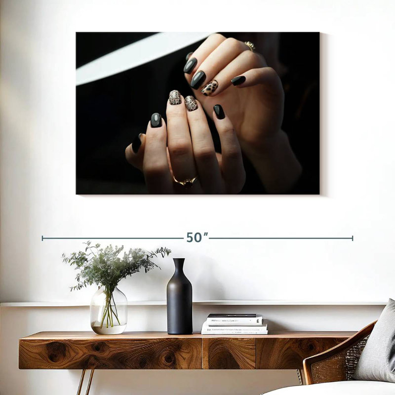 Shuttleworth Animal Print Nails, 26" H x 39" W