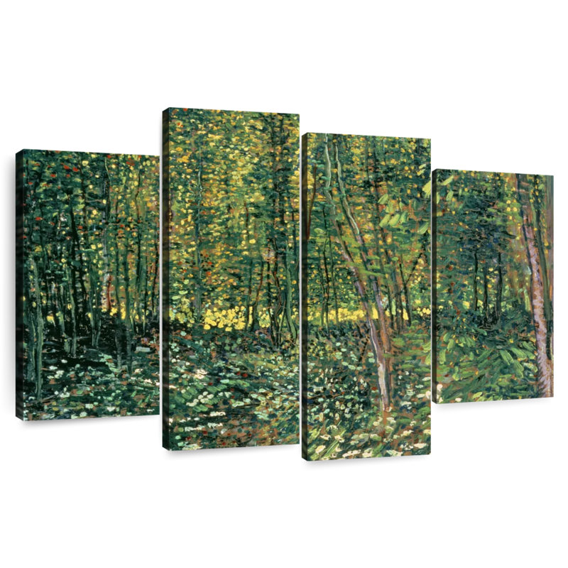 Alvord, arbres et sous-bois, H 22 po x l 36 po