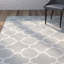 Geometric Wool Hand Woven Area Rug-104044452