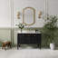Ensemble de meuble-lavabo simple 48 po avec évier Mable, dosseret, pieds en bois massif et panneaux de grain de bois 48 po-993351468