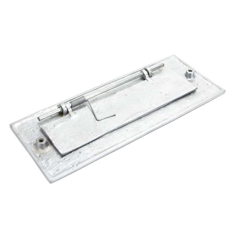 Letter Plate Door Accessory, Satin Chrome, 10.8cm H x 26.5cm W x 0.4cm D