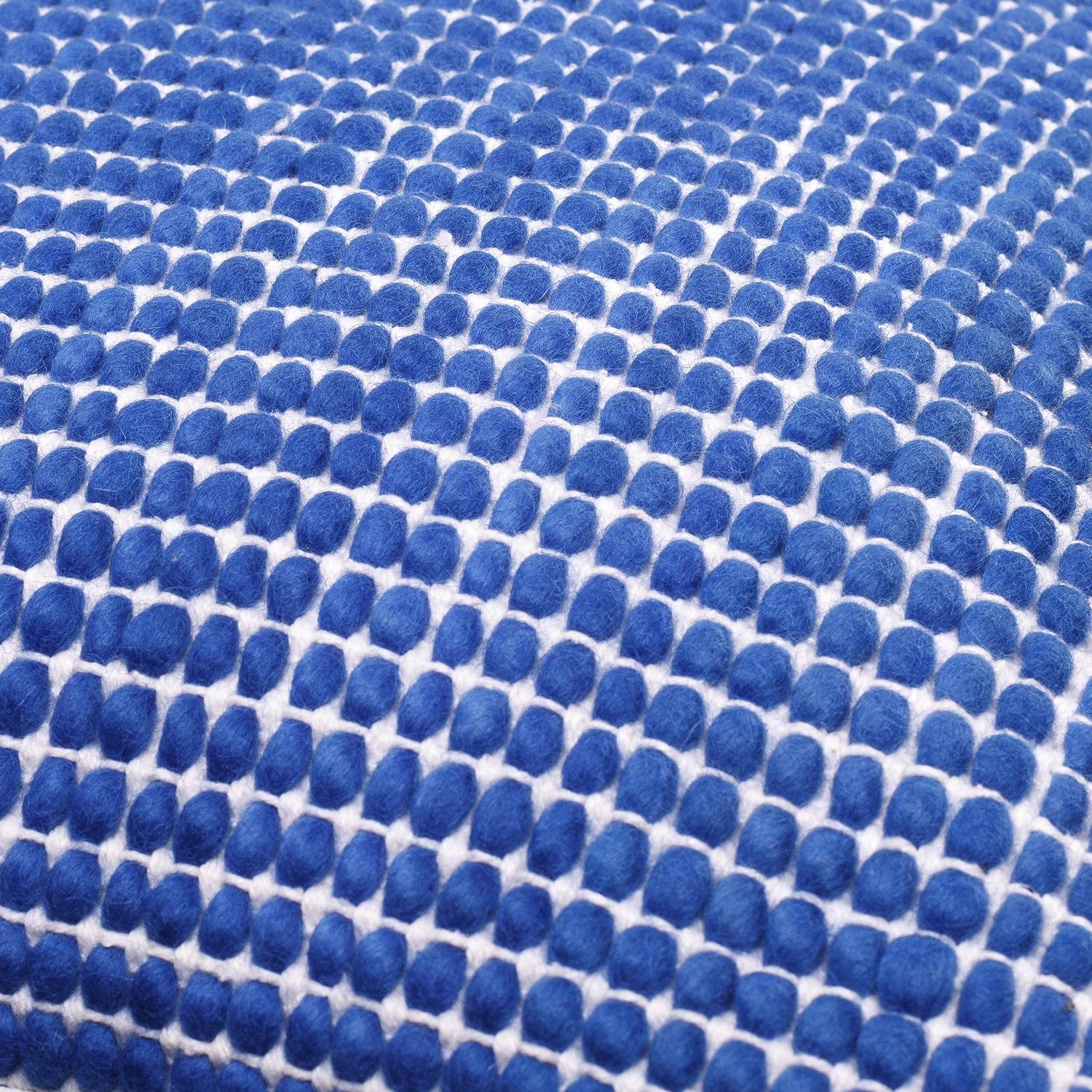 Waverly Wool Pillow Cover, Pillow Cover Only - No Insert, Blue, 13" x 20"