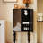 Retro Simple Home Porch Cabinet Solid Wood Accent Cabinet
