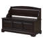 Banc de rangement pour chaussures avec rangement caché et coussin-1910075835