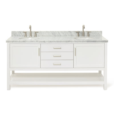 Ensemble de meuble-lavabo double 73 po Abby