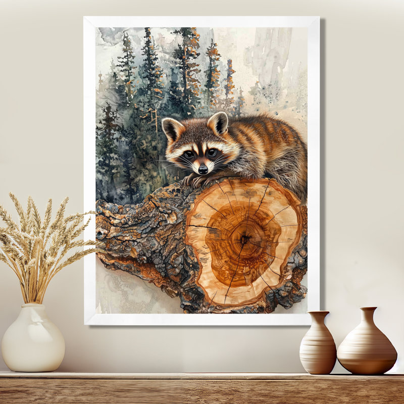 Geselle - animaux, art mural, H 32 po x l 16 po, Reproduction encadrée d'une seule photo, Blanc
