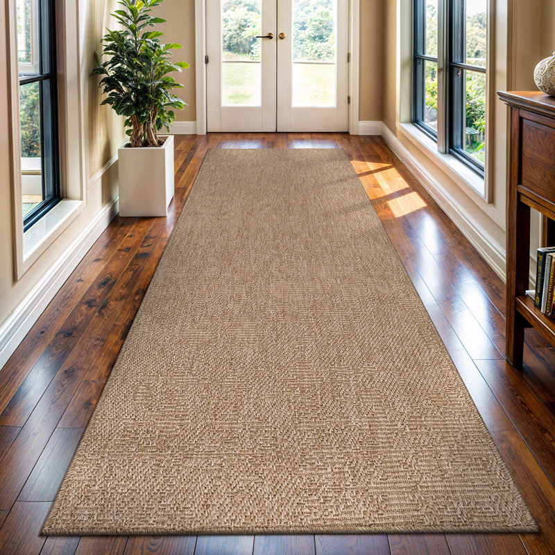 Easy Jute Indoor Area Rug, Runner 2' x 7'