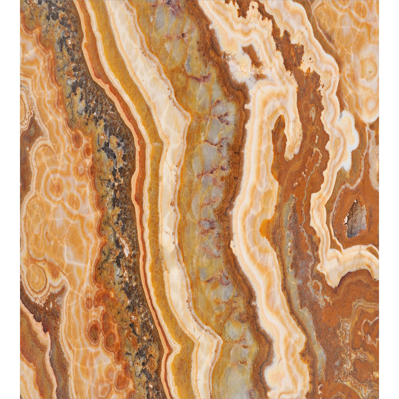 Ensemble de housse de couette à motif texturé à motif texturé à motif de marbre onyx travertin, Grand