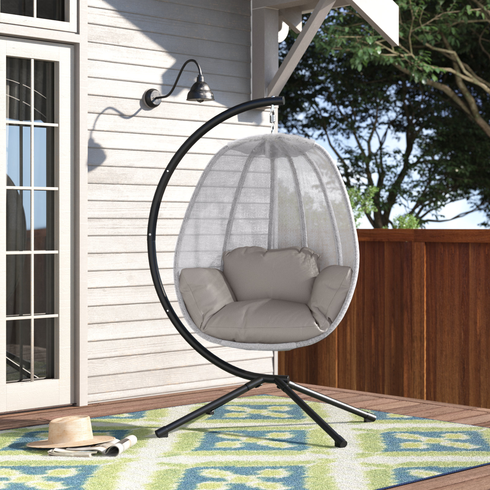 Langley Street Manzi 1 Person Chair Hammock with Stand | Wayfair