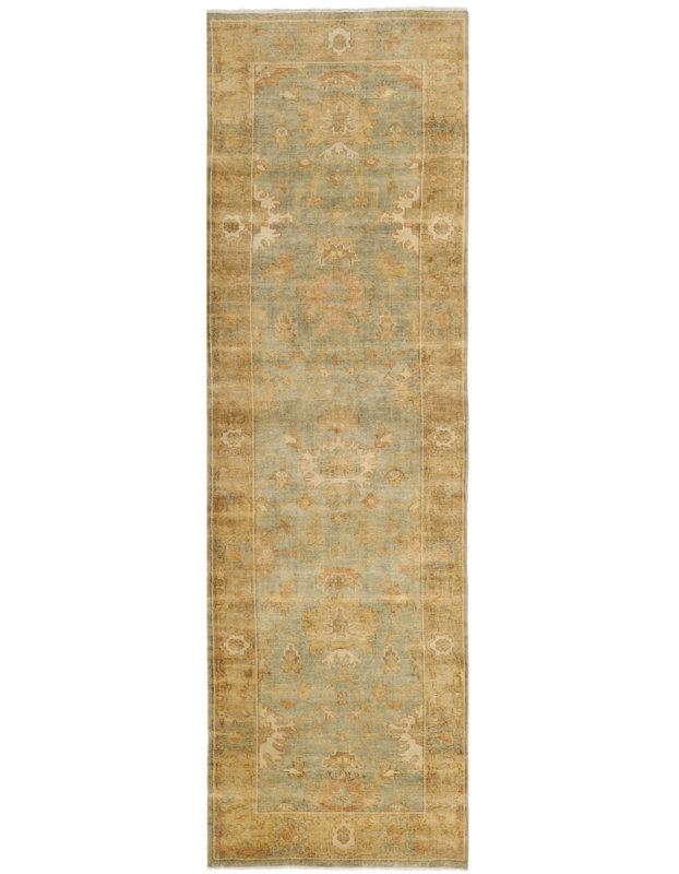 Wool Oriental Area Rug, Runner 3' x 10'
