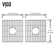 Silicone Grid 15 in. x 14 in. Silicone Bottom Grid for 33 in. Double Bowl Kitchen Sink (2-Pack)