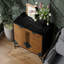 Armoire de rangement moderne avec motif géométrique
