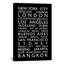 «World Cities Bus Roll» par Michael Tompsett, reproduction sur toile tendue sur châssis-1465766747-1401974871-1465766740