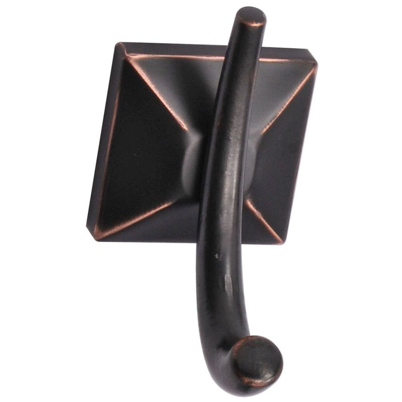 Euro Transitional Bathroom Accessories Wall Mounted Towel Robe Hook - Oil Rubbed Bronze, Oil Rubbed Bronze