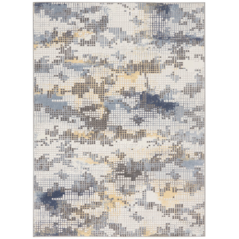 Lunenburg Abstract Area Rug, Rectangle 122 x 183cm