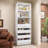 Danniele Closet System with 4 Drawer, 80" Tall Freestanding Wardrobe System-1698658265
