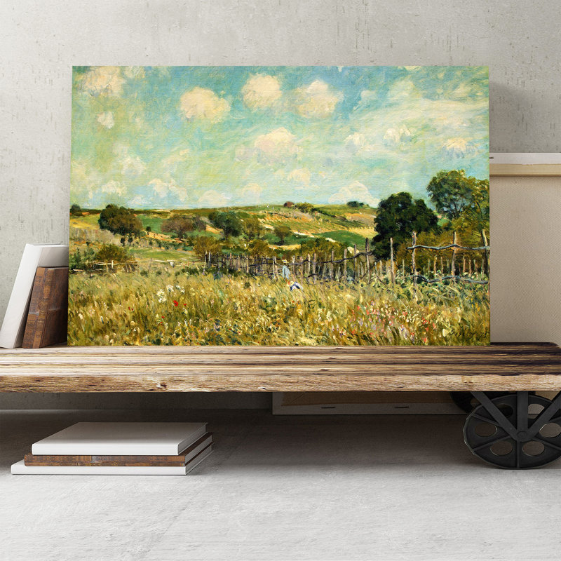 The Meadow by Alfred Sisley - Wrapped Canvas, 70cm H x 100cm W
