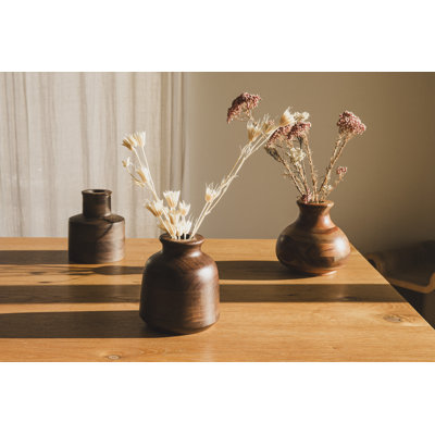 Over&back Vase Collection Wood Table Vase