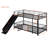 Loft Bed With L-Shape Desk And Wardrobe-1208870761-1208870763