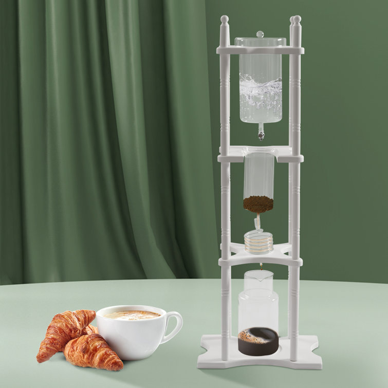 Cold Brew Coffee Maker Glass Dutch Coffee Dripper Ice Drip Coffee Tower  2500ml 28*24.5*115 Cm 