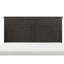 Lit double gris anthracite de style transitionnel - Taille du meuble en bois de la chambre à coucher-803813912-803813913