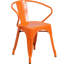 Roy Vintage Style Dining Chair - Modern Galvanised Steel-1040261012