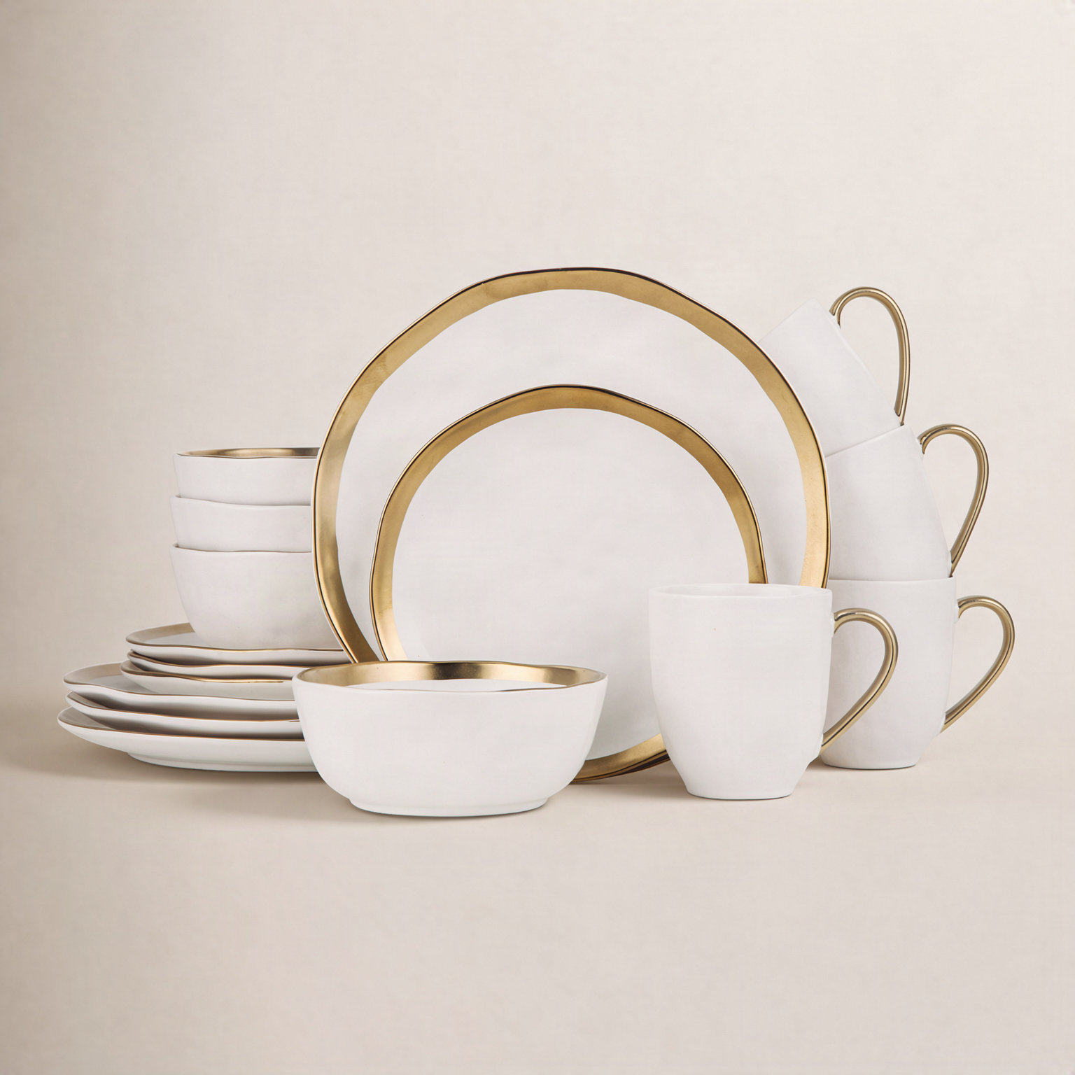 Porcelain Dinnerware Set, White