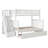 Blaisdell Solid Wood Storage Staircase Bunk Bed with Roll Out Trundle-875244847-875247192