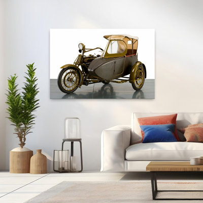 1915 Motosacoche 996Cc Combinaison de motocyclette, paysage abstrait classique, art mural