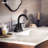 Moen Ronan Two-Handle 4" Centerset Modern Bathroom Faucet with Push-Down Drain-74938709