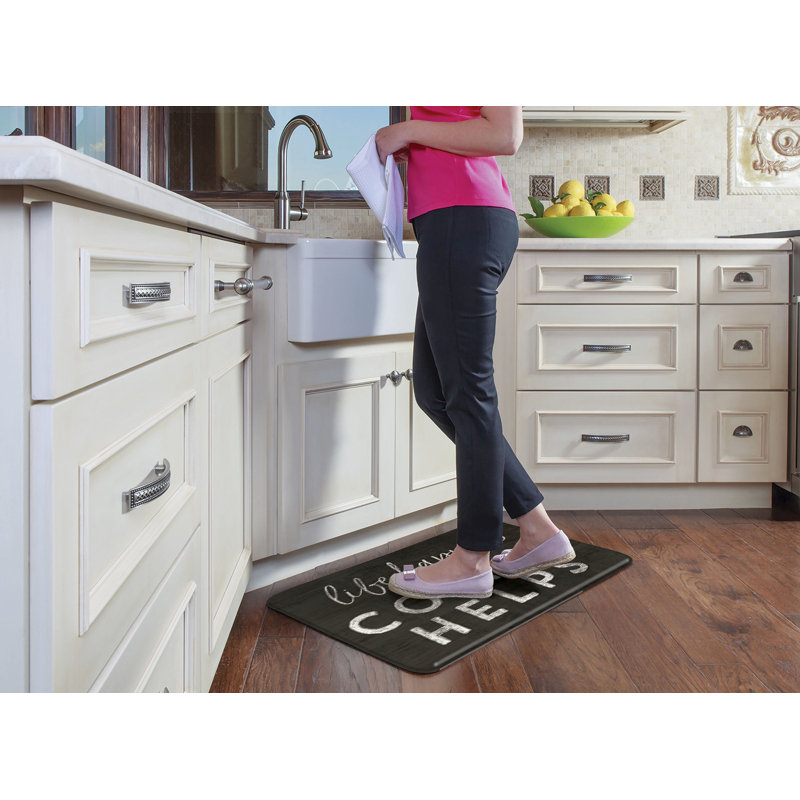 Mcdonell Memory Foam Water Resistant Anti-Fatigue Non-Skid Kitchen Mat