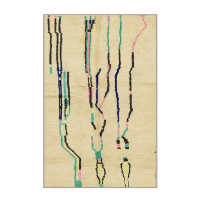 Tapis abstrait moderne 2914