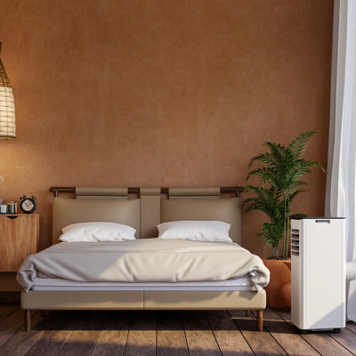 Climatiseur portatif COWSAR 8 000 BTU, climatiseurs portatifs pour pièces jusqu'à 350 pieds carrés, climatiseur intérieur 4 en 1 avec télécommande, déshumidificateur, mode ventilateur, minuterie 24H, ensemble de fenêtre pour la chambre à coucher