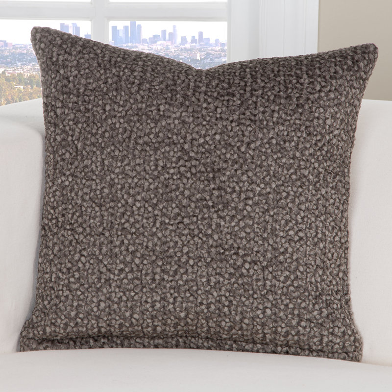 Tumbleweed Throw Pillow, 26" H x 26" W x 6" D, Stone