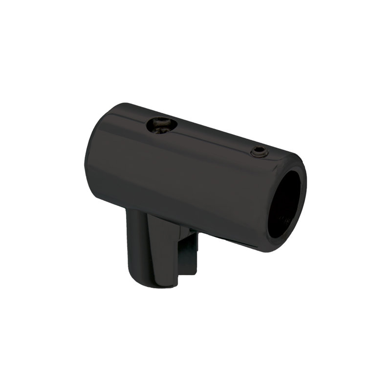 Support en U pour barre de support en verre FHC SBG3MB - verre de 3/8 po ou 1/2 po - noir mat, Matte Black