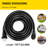 75Ft 50 Amp Generator Extension Cord 6AWG/3C+8AWG/1C Generator Cord 125V 250V Generator Power Cord N14-50P & SS2-50R & CS6364 Twist Lock Connectors