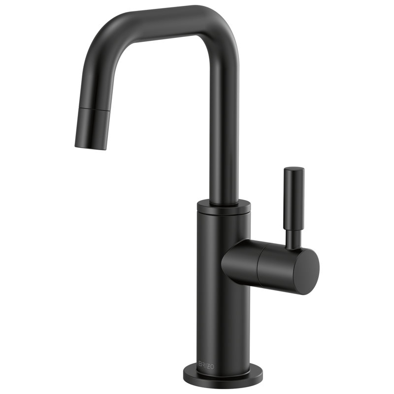 Odin® Beverage Faucet with Square Spout, Matte Black