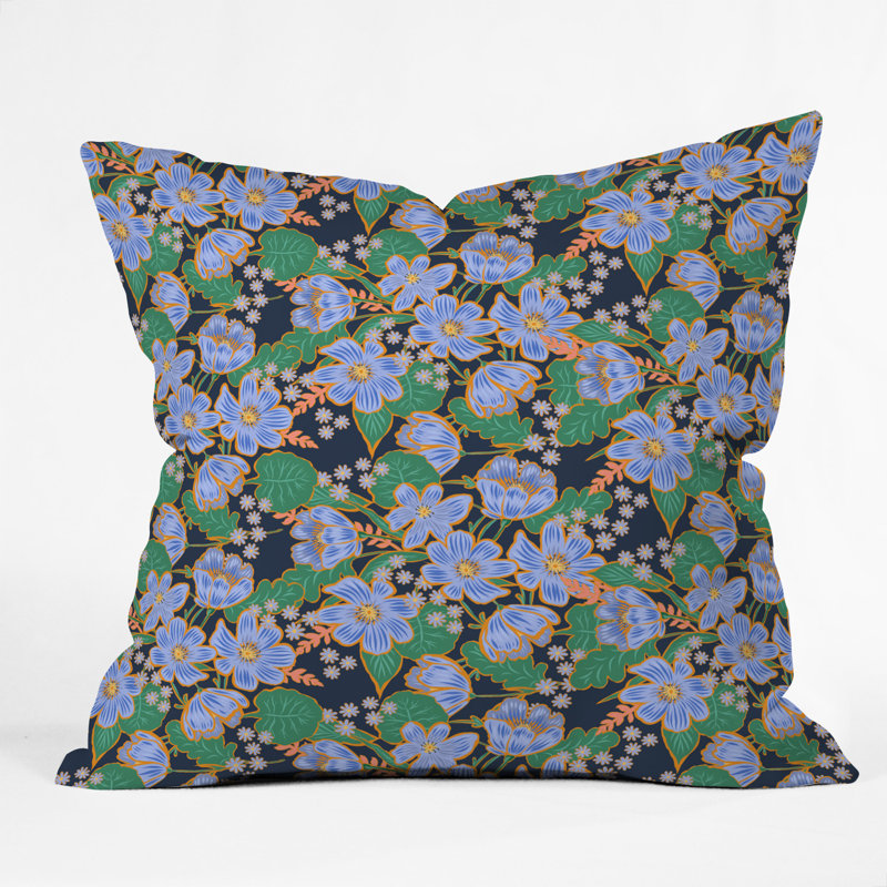 Coussin décoratif intérieur/extérieur iveta abolina claudette, 16 po x 1 po