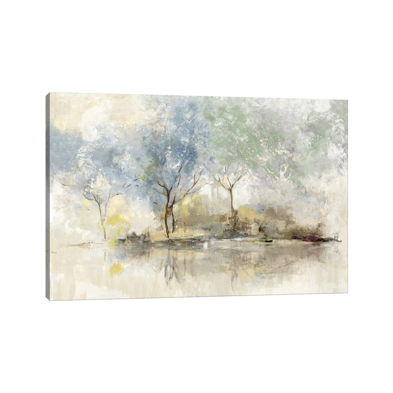 Pale Meadow by Allison Pearce - Painting on Canvas, Wrapped Canvas, 30.48cm H x 45.72cm W x 1.91cm D