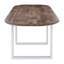 Clintonpark Pine Solid Wood Top Metal Base Dining Table-324923319